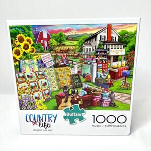 Buffalo Country Life Country Yard Sale 1000 Piece Puzzle